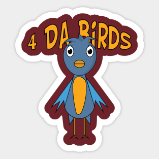 Blue Bird Sticker